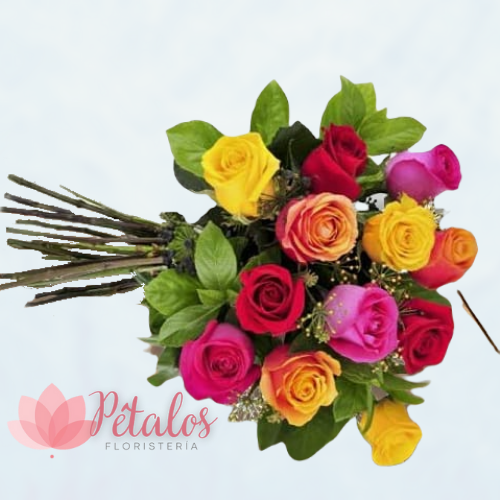 Ramillete de Rosas Multicolor